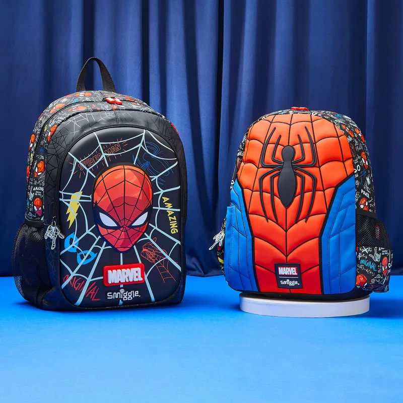 New Marvel Spider-Man Cancelleria per bambini Borsa da scuola per studenti Borsa da pranzo Scatola da pranzo Portafoglio Scatola per matite Tazza d'acqua Regali per studenti