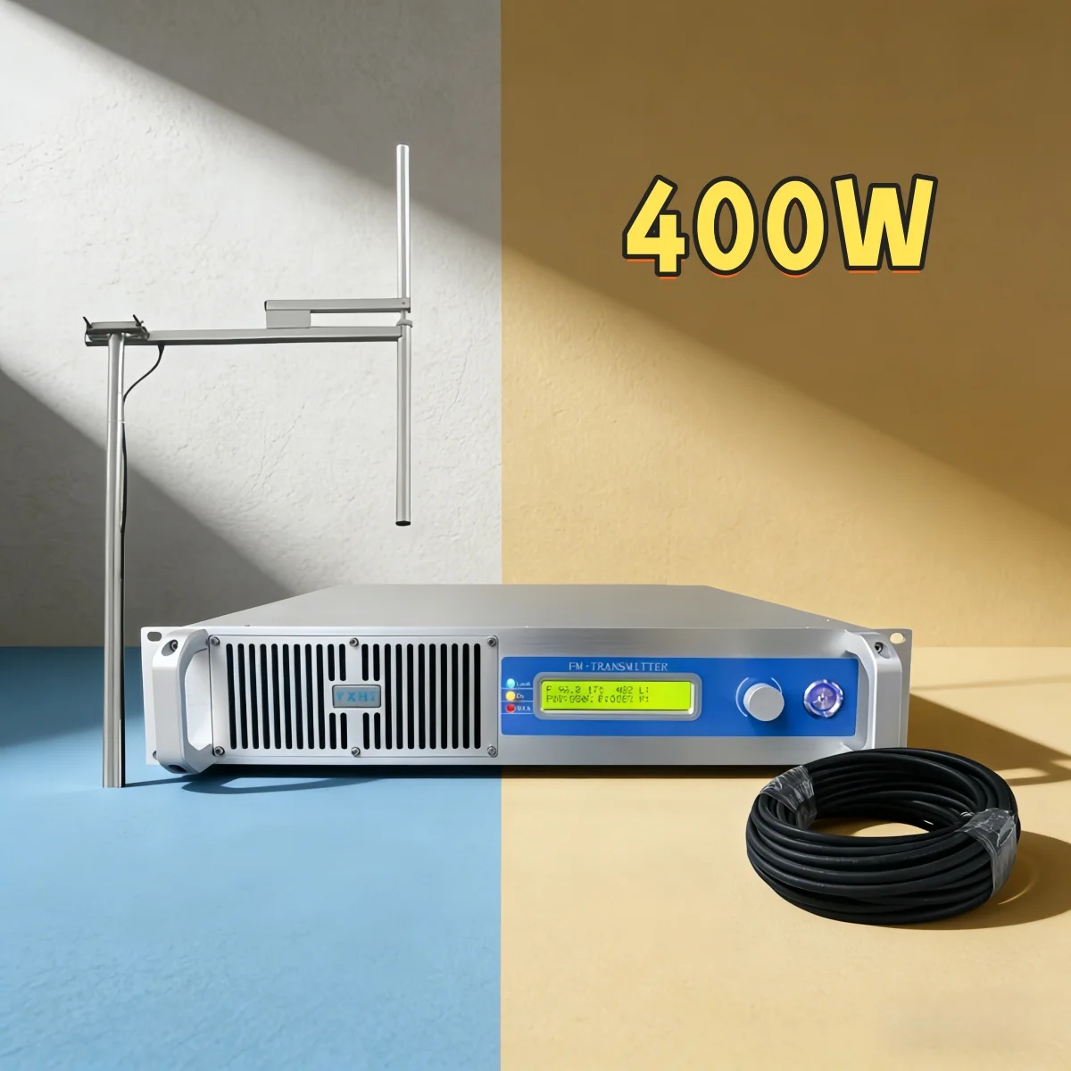 

Community 400W FM Transmitter Kit Antenna & Cable, Scenic Broadcast, Full Band Forced Air Cooling OEM