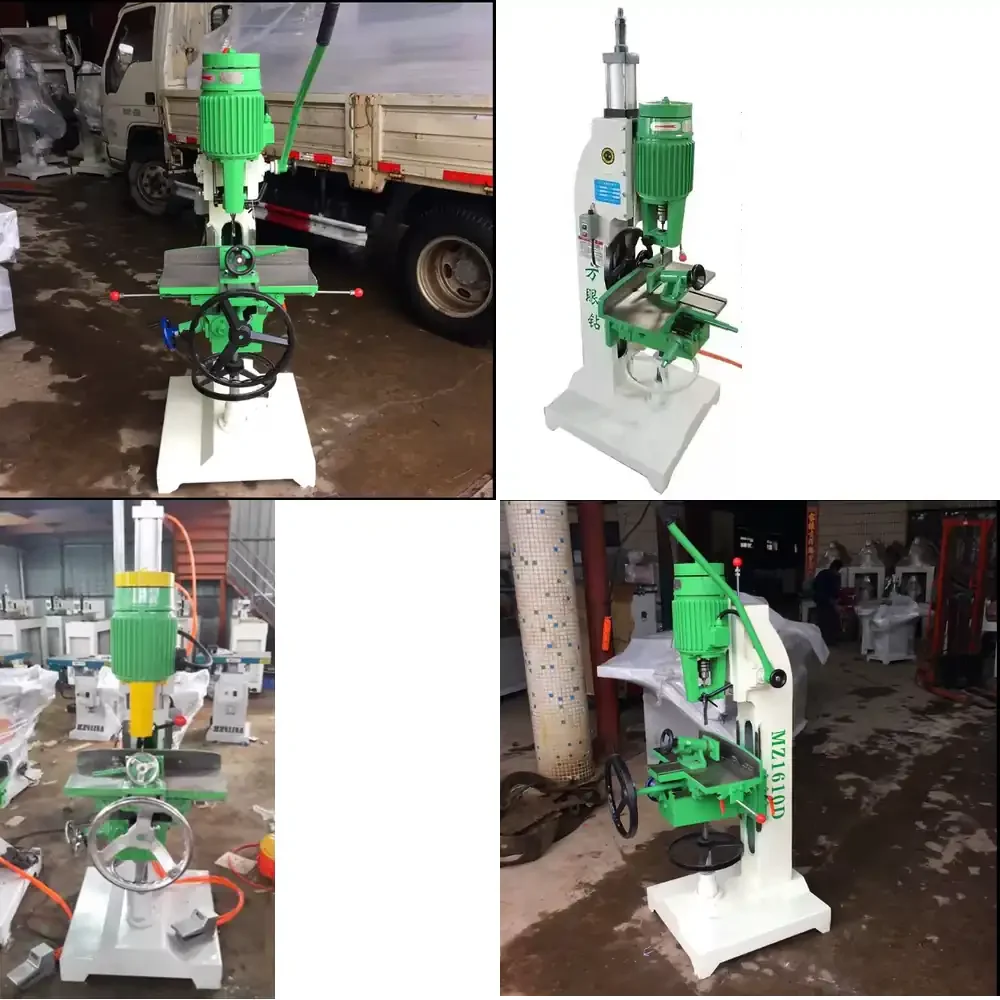 2026 Hot Item Woodworking Square Hole Drill Mortiser Vertical Drilling Machine for DIY Woodworking Tools for Cabinet Making
