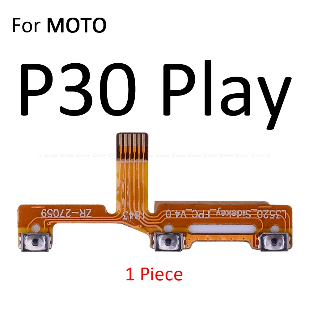 Power On Off Button Volume Switch Key Control Flex Cable Ribbon For Motorola Moto One G7 Power G6 G5S G5 E5 Plus P30 Play