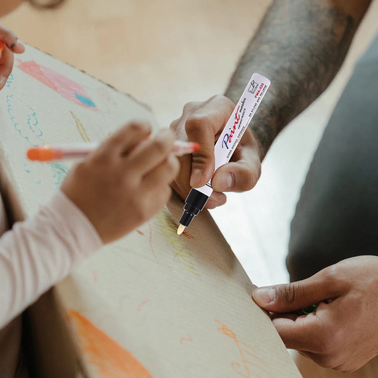 

6 шт., ручки для рисования, детские маркеры, принадлежности для художественного творчества для рисования на холсте, стекло, керамика, рок, проекты «сделай сам», ручки для рисования для