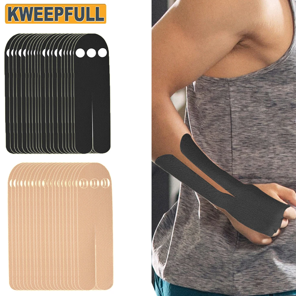 5PCS/10PCS/15PCS/20PCS Precut Kinesiology Tape for Wrist, Elastic Athletic Accessories for Wrist Hand