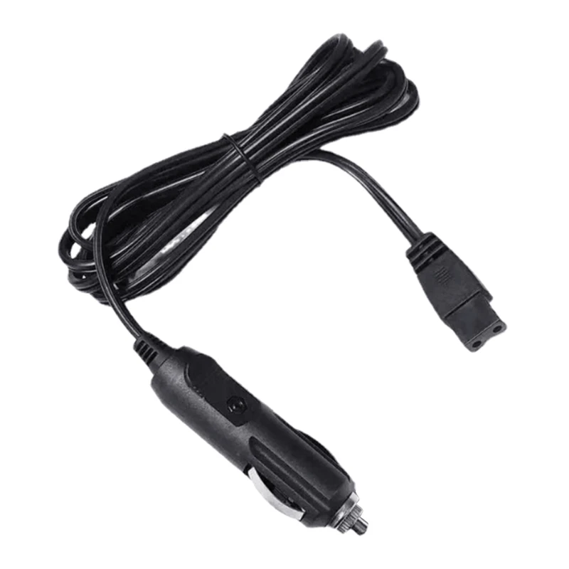 

Q39F 12V Plugs Wire 1.8m Car Cool Box 2Pin Cable Power Cable Fridge Replacement Extension Cord Cable Black