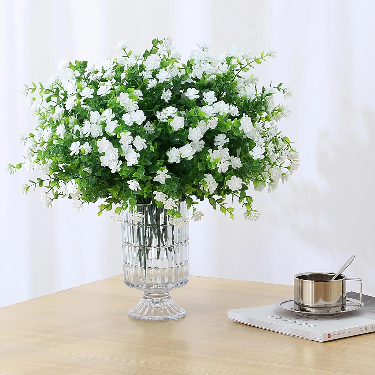 

2PC Artificial Flowers Wedding Arch Wreath Home Ornamental Flowerpot Festival Scrapbook Decor Living Room Bedroom DIY Ornaments