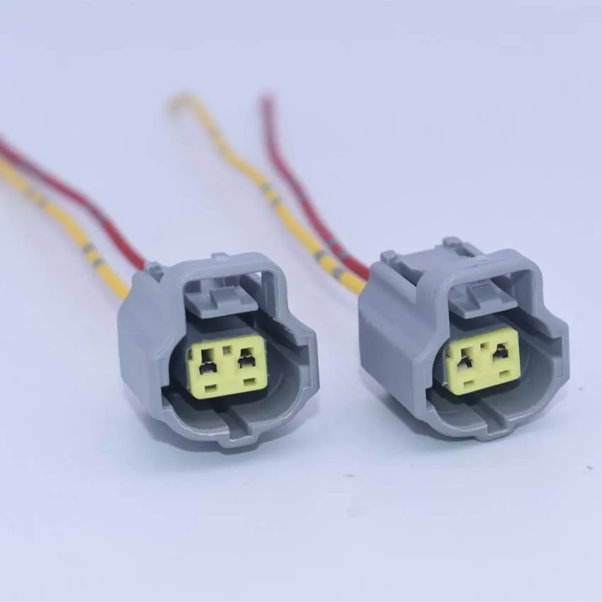 178390-1 Denso 2 Pin Coolant Temperature Sensor Connector Plug, Excavator SK Temp Sensor Connector, Fits Toyota 1JZ 2JZ 1UZ 3SGE