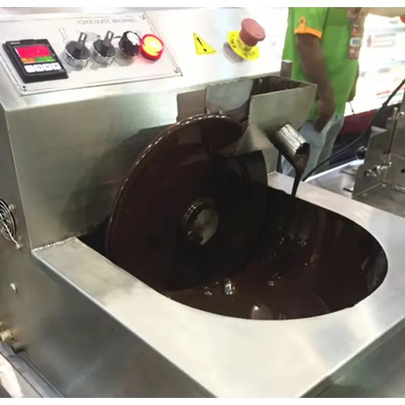 Mini Tempered Chocolate Tempering Machine Small Mould Molding Melting Machinery Enrobing Maker Coating Chocolate Making Machine