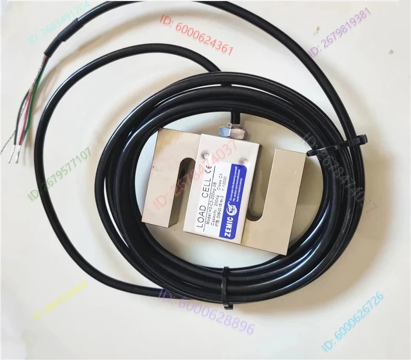 H3-C3-500KG-3B ZEMIC Weighing Sensor s-Type Tension Sensor Load Cells 50KG 100KG 200KG 500KG 150KG 300KG 750KG