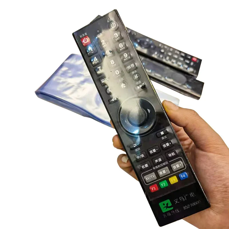 10PCs transparent shrink film bag anti-dust protective case cover for TV air conditioner remote control shrink plastic