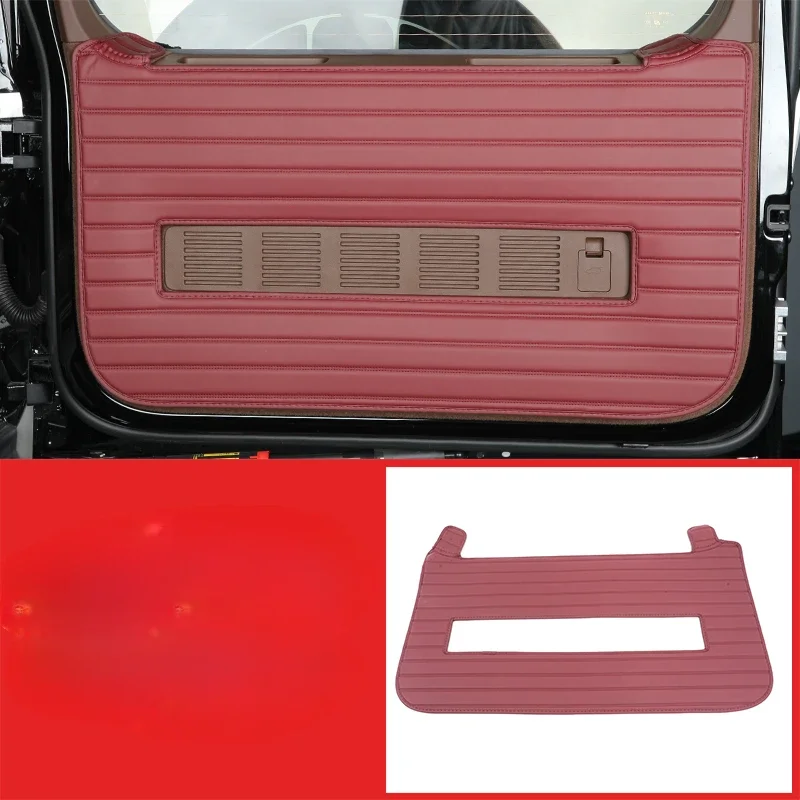 Car Tailgate Protection Leather Door Anti Kick Collision Trunk Anti Scratch Decoration Accessories For Tank 700 Hi4-T 2024 2025