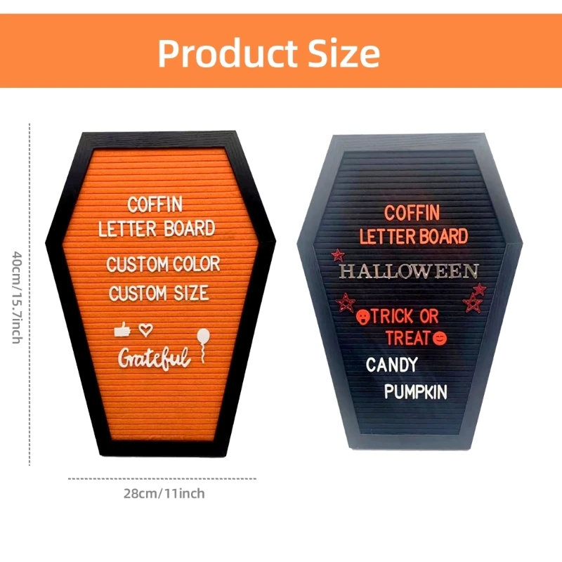 Quan Tài Cảm Thấy Thư Bảng Chữ Cái Quái Thư Bảng Gothic Bảng Thông Báo Thư Ký Ban Cho Tiệc Hóa Trang Halloween Trang Sức Giọt
