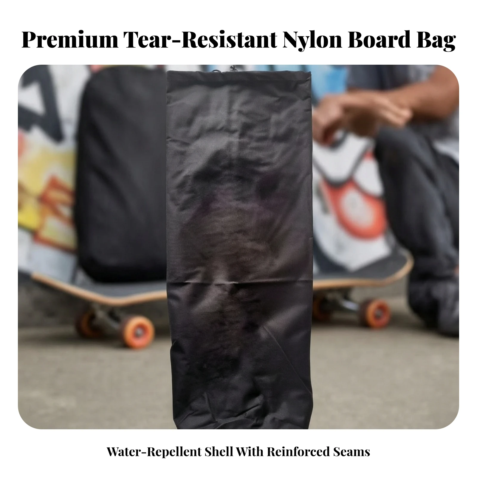 Skateboard Carrying Bag Waterproof Skateboard Bag Sturdy Dustproof for Skateboarders, Skate Park, Travel
