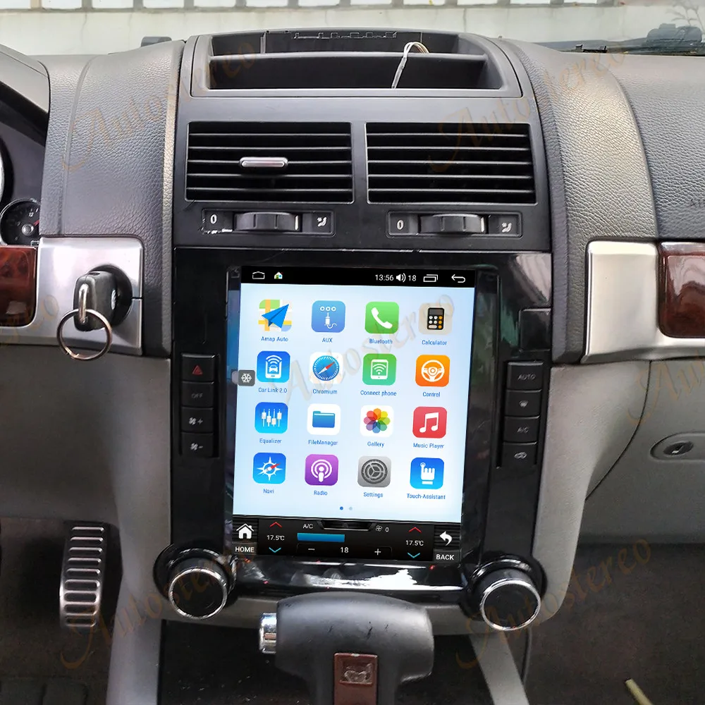 

10.4" Vertical Radio 2Din Android 14 for Volkswagen Touareg 2003-2010 Car Multimedia Video GPS Navigator Stereo Receiver Carplay