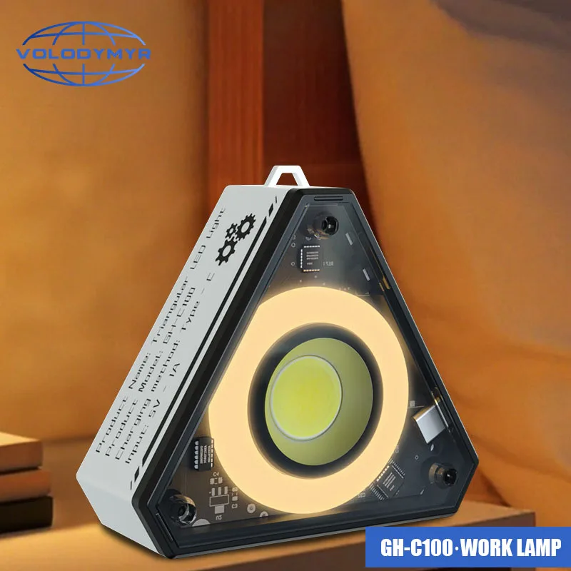 VOLODYMYR USB Rechargeable Eye Protection Bedside Lamp Bedroom Sleep LED Night Light Energy-saving Magnetic Dormitory Table