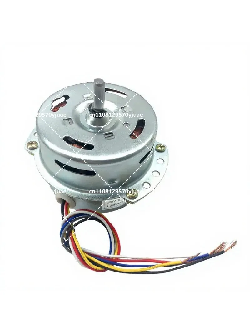 80W 6-Wire Cooling Fan Motor, Clockwise Rotation Tower Motor for Air Conditioning Replacement Part