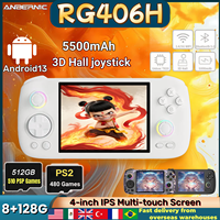 ANBERNIC RG406H Handheld Game Console 4inch IPS Multi-touch Screen Retro Video Game Players Support 5G WIFI PSP PS2 RG 406H Gift