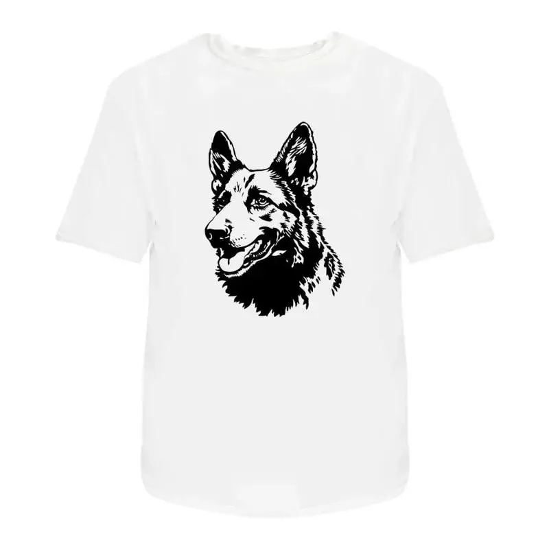 German Shepherd Portrait' Cotton T Shirt Ta052385