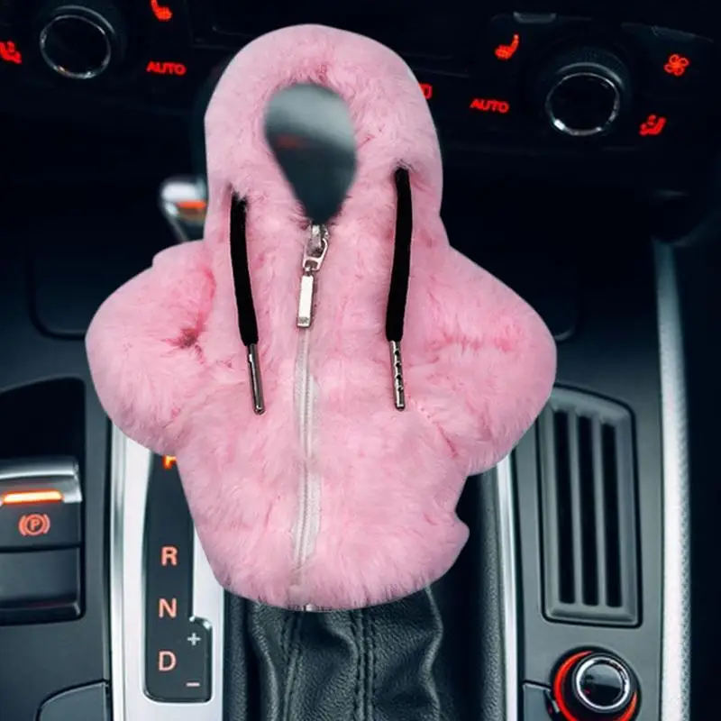 Capa de Pelúcia Macia para Alavanca de Câmbio, Decoração Fofa para Carro, Acessórios Automotivos para Interior, Acessórios para Alavanca de Câmbio Man