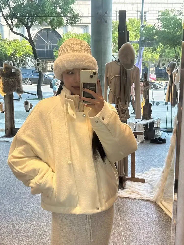 

Winter 2026 Women's Korean Style Duck down Jacket Vest New National Standard 90% down Outerwear Coat High Waist Long Sleeve