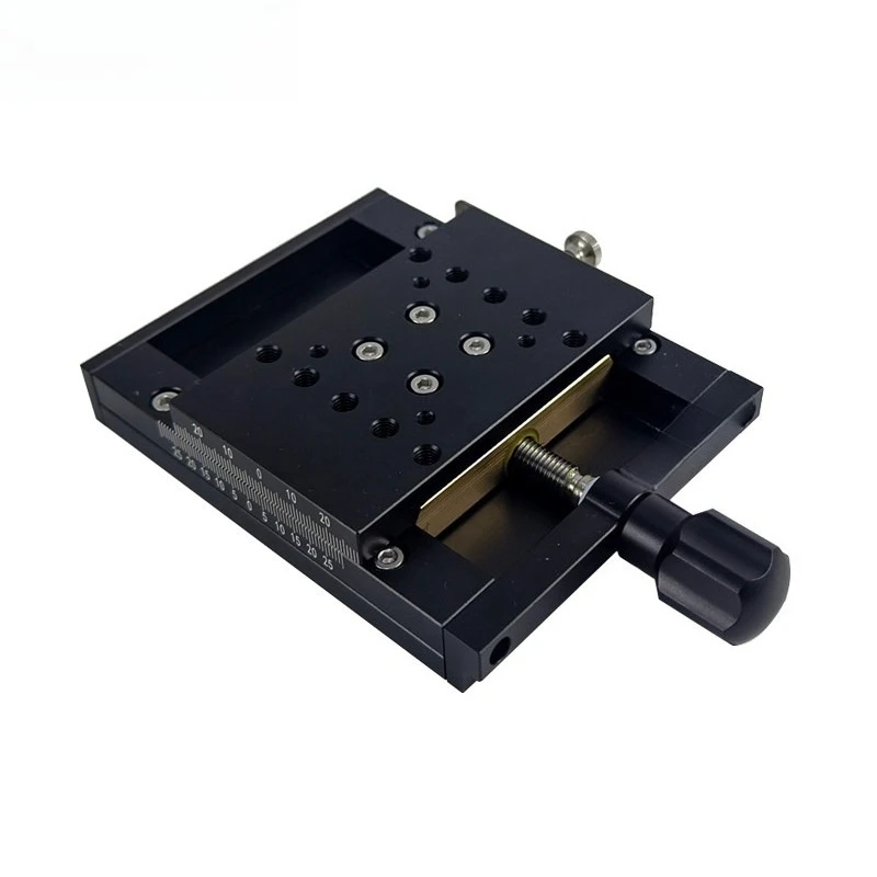 PT-SD102P Manual X-axis Linear Stage 50mm Travel Lockable Precision Displacement Platform Motion Worktable Hardware