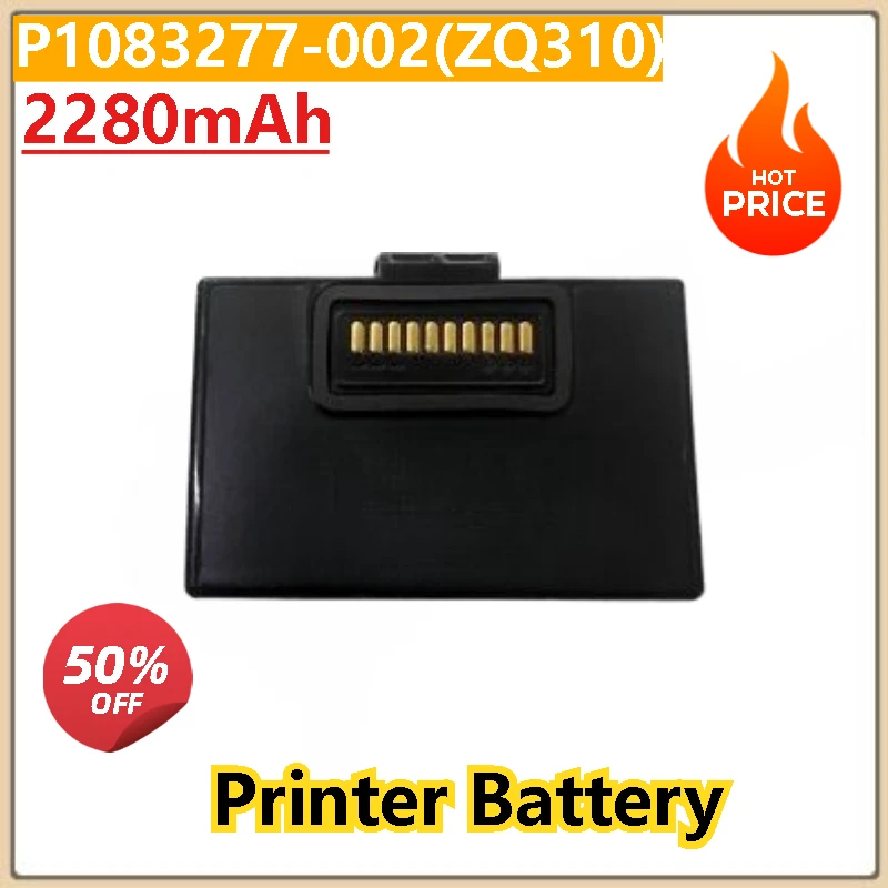 Brand New High Quality 2280mAh P1083277-002(ZQ310) Replacement Printer battery For Zebra ZQ310 ZA310 ZR328 ZQ320 ZQ300