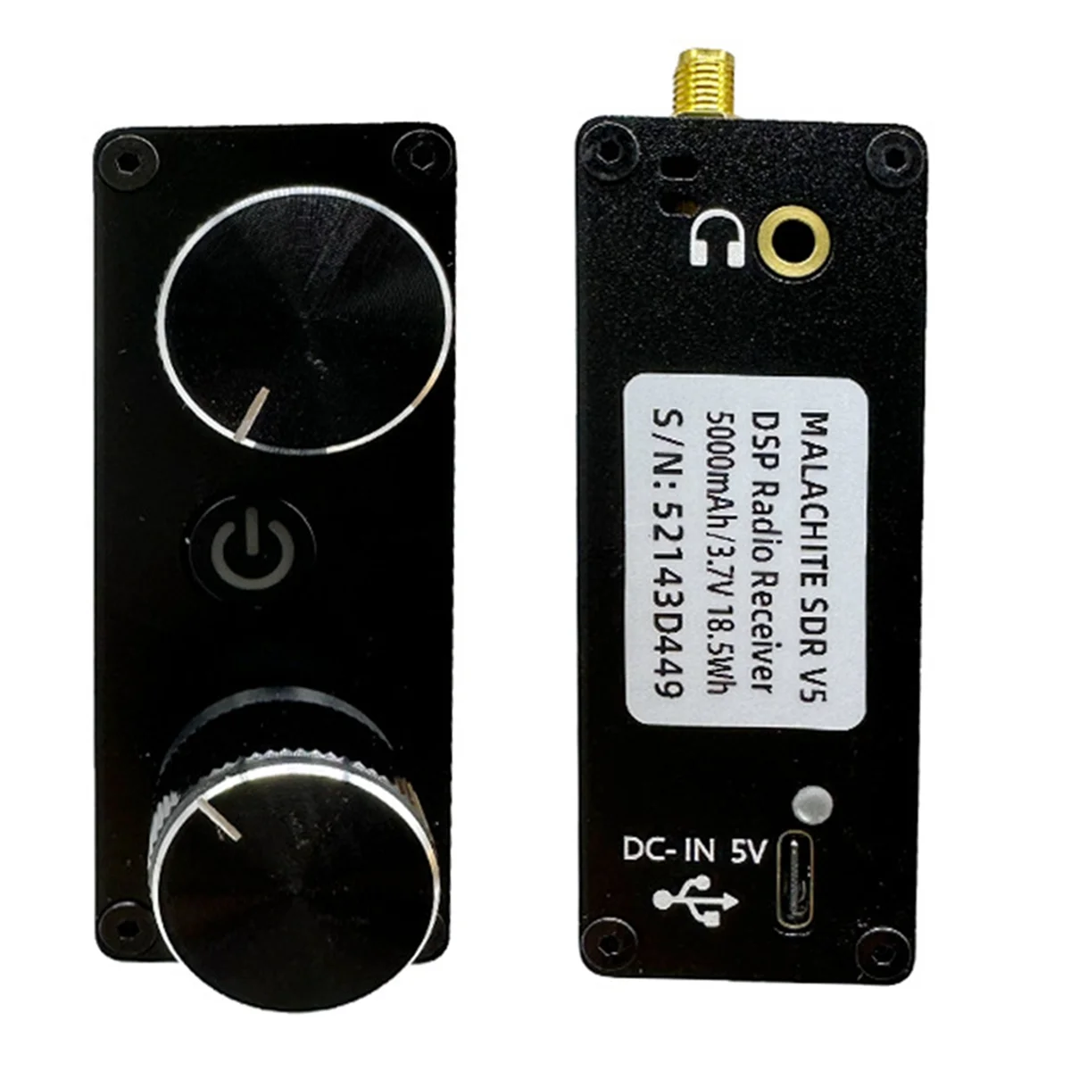 Imagem -05 - Receptor de Rádio Dsp Sdr Malaquita v5 1.10d Firmware Rádio Multifuncional Conveniente Portátil Rádio de Ondas Curtas