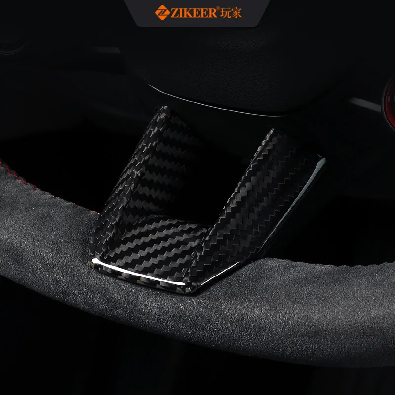 

Подходит для рулевого колеса XIAOMI su7, U-образная наклейка из натурального углеродного волокна, внутренняя модификация