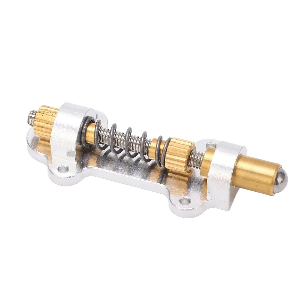 Brass Tremolo Stabilizer With Screws Silver+Golden Guitar Tremolo Stopper Tremolo Bridge Stopper For Electric Guitar