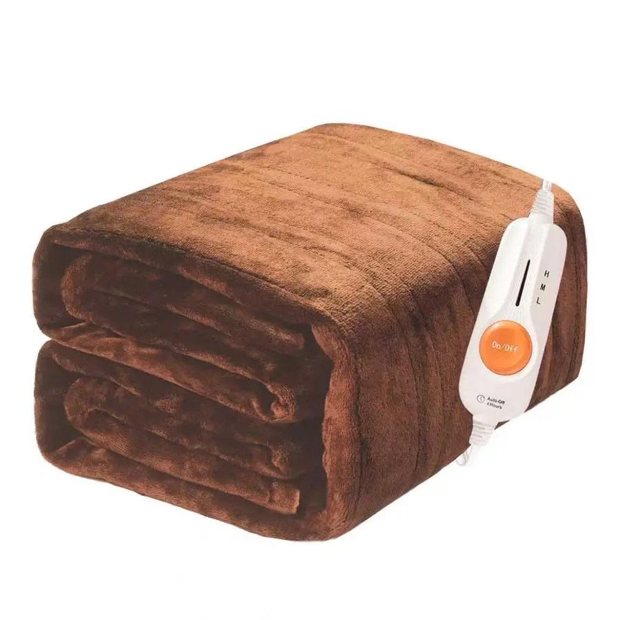 

Electric Heated Blanket Full Size, 72x84 Double Soft Flannel Electric Blanket with 3 Heating Levels,ETLampFCC Certified,8H Auto