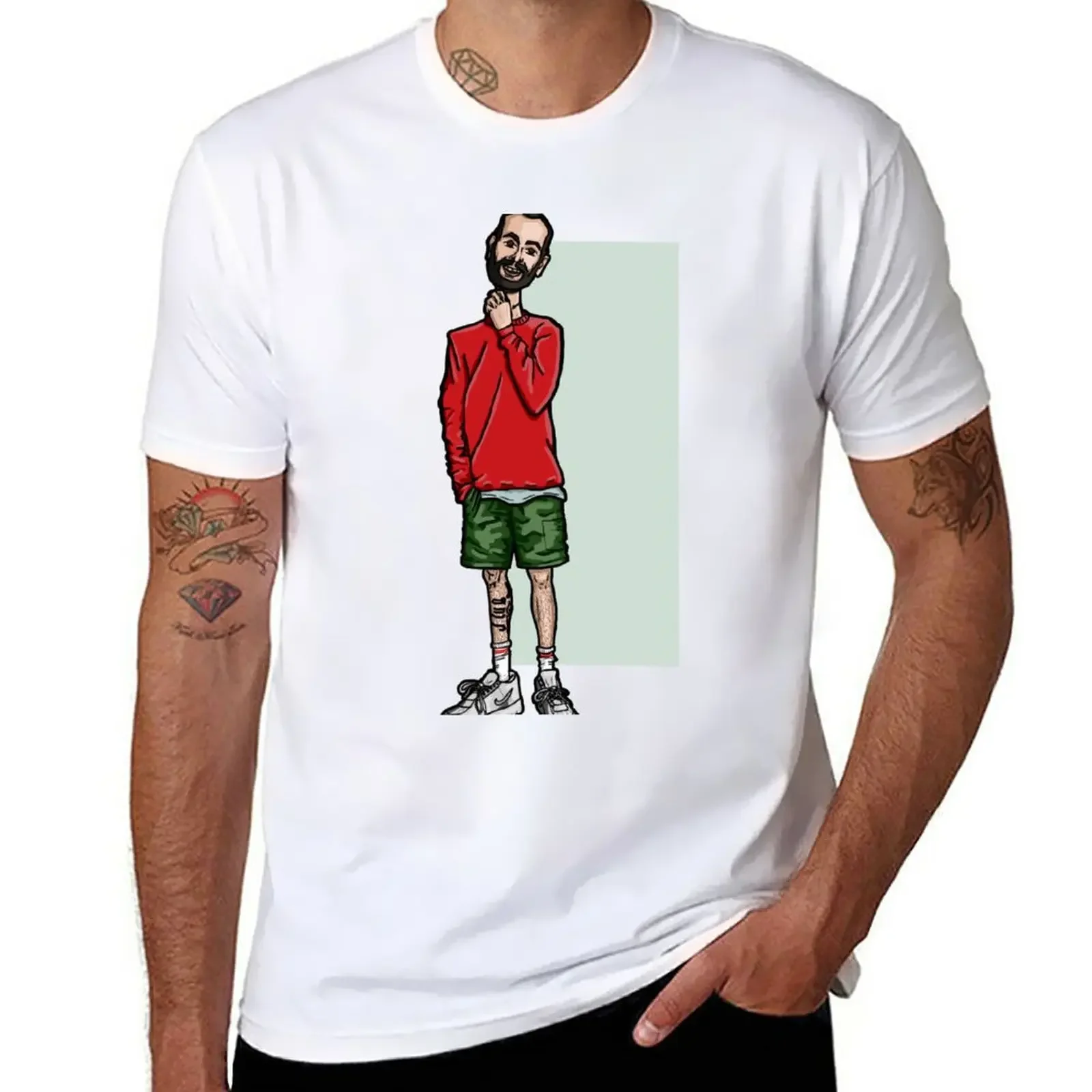 Joseph Gilgun camiseta de verano para hombre, ropa estética, camisetas blancas lisas