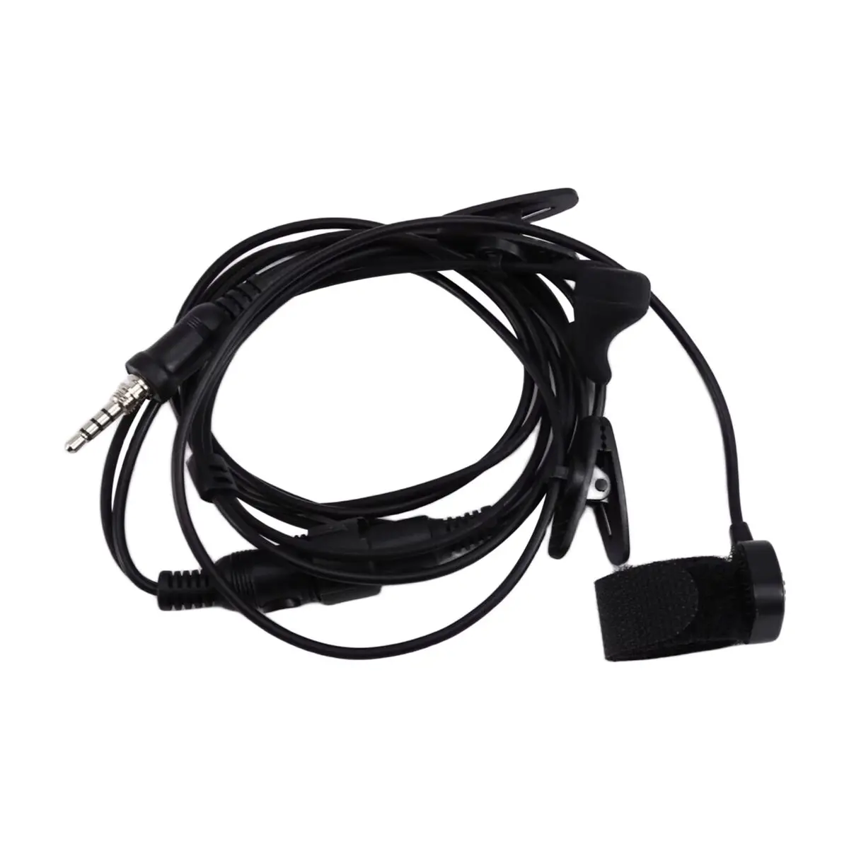 Happy New-  Ear Bone Earpiece Speaker Mic Finger PTT Headset for VX-6R VX-7R