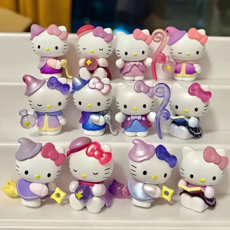 

Genuine Sanrio Hello Kitty Astrology Study Series Cute Bean Blind Box Kawaii Desktop Ornaments Doll Pendant Cute Girl Bean Gifts