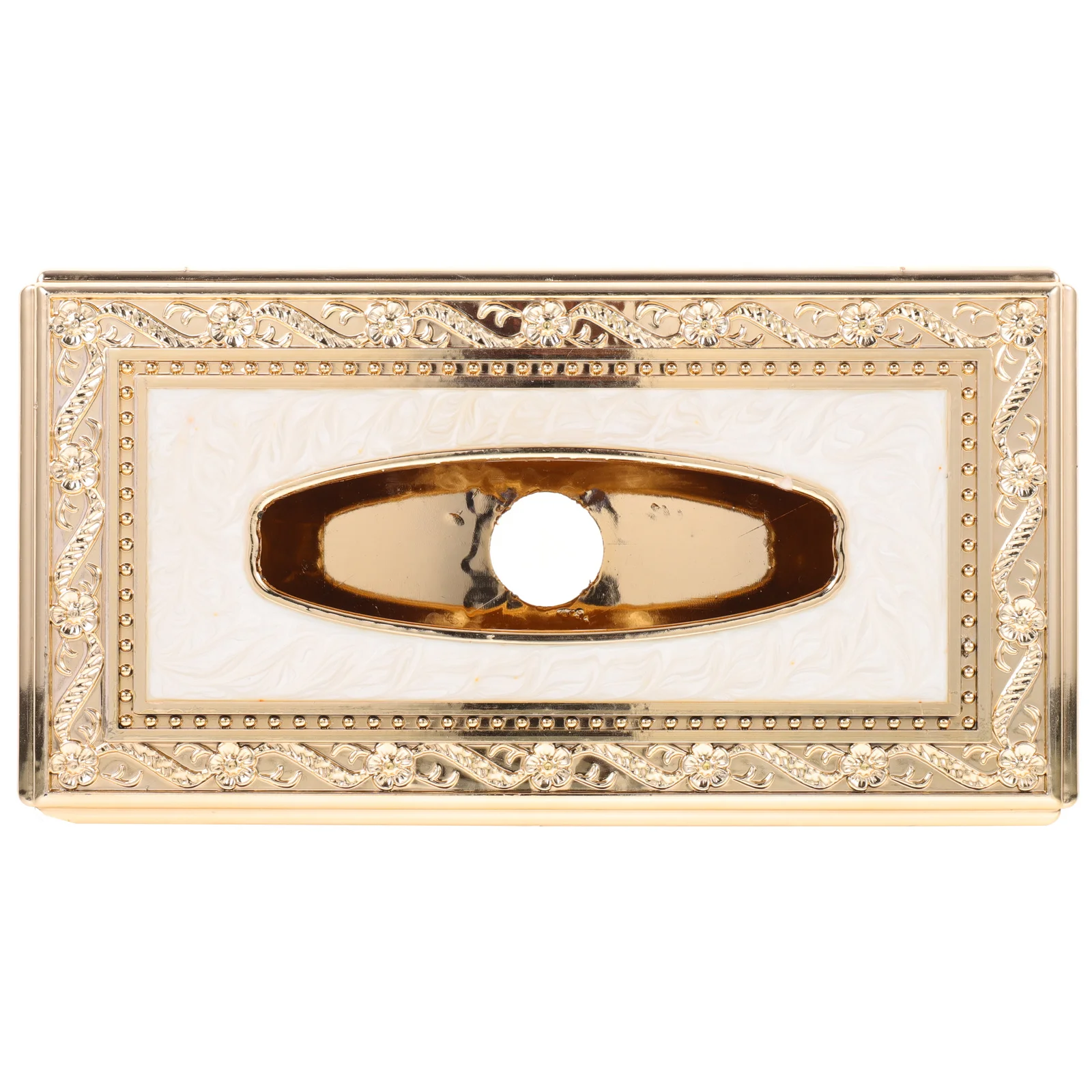 

Acrylic Tissue Box Luxury Gold Plated Finish Paper Towel Holder Living Room Decor Napkin Dispenser Household Tissue