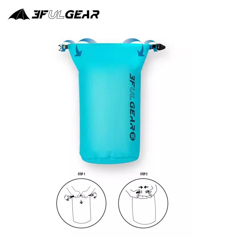 3F UL GEAR 5L-50L Waterproof Bag Seaside Beach Drifting Dry Bag Wading Bathroom Air Pocket Outdoor Assorted Luggages Storage Bag