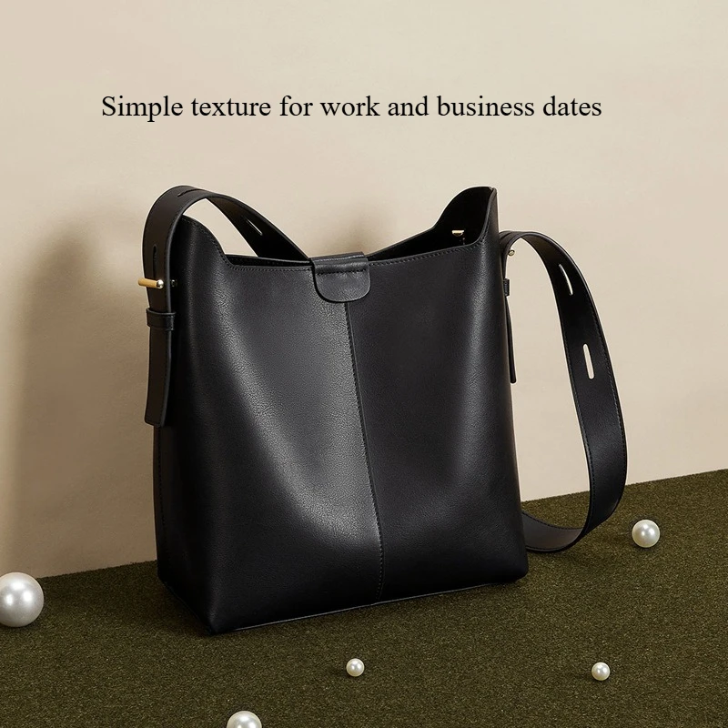 

Female 2025 new spring and summer bucket bag armpit shoulder crossbody bag stud bag commuter handbag bag