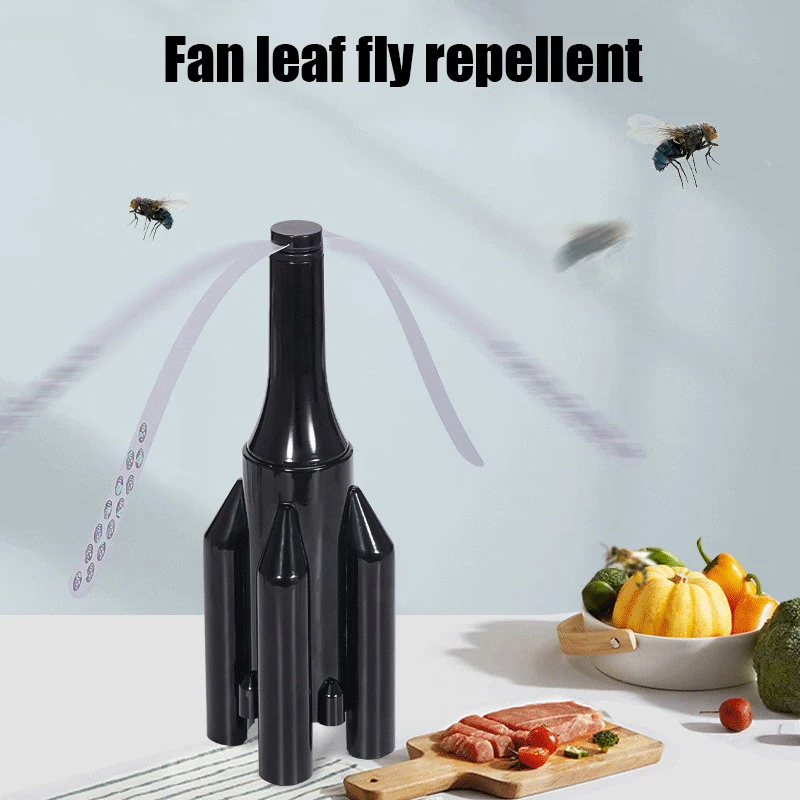 

Outdoor Fly Bug Repeller Camping Portable Dining Table Pest Control Fan Insect Home Electric Food Protector