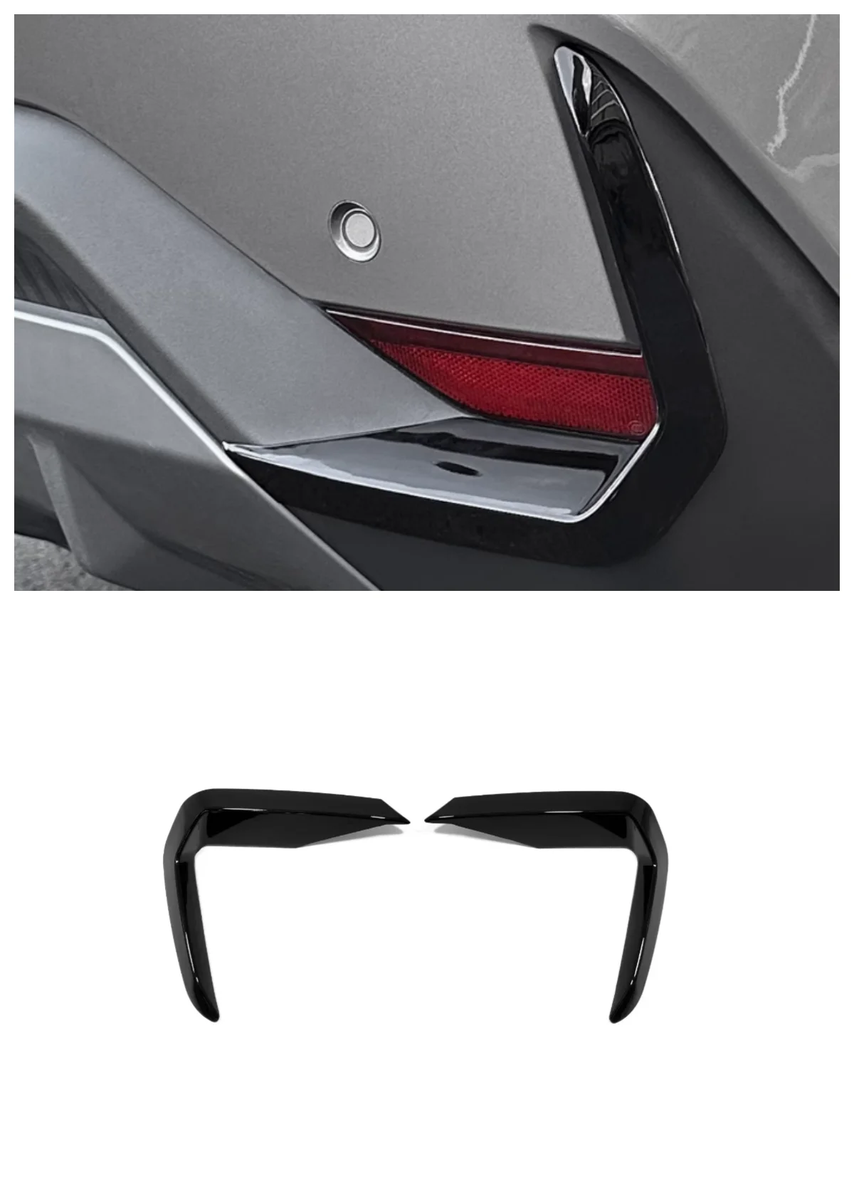 

Suitable for Geely Galaxy L7 2023 front rear blade trim ABS decorative Auto Parts
