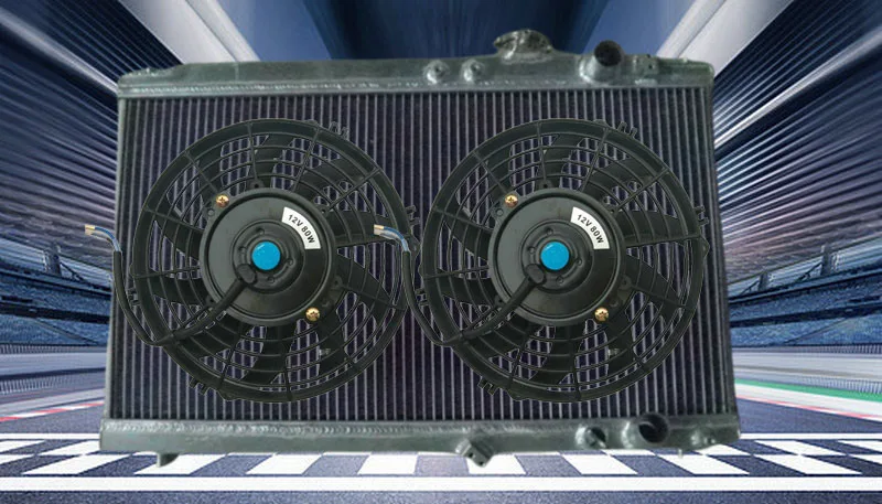 Aluminum Radiator+fan For Honda Acura Integra 1994-2001 1.8L MT 95 96 97 98 99 00 1995 1996 1997 1998 1999 2000 2001 01