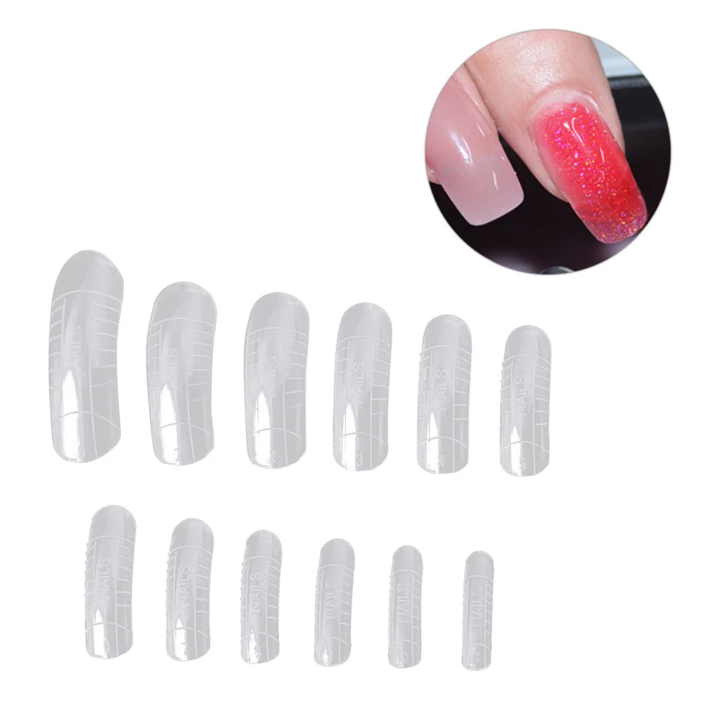 

120Pcs Fake Nail Transparent Extension Tips Professional Acrylic Nail Art Builder Tool for DIY Salon Use False Nails