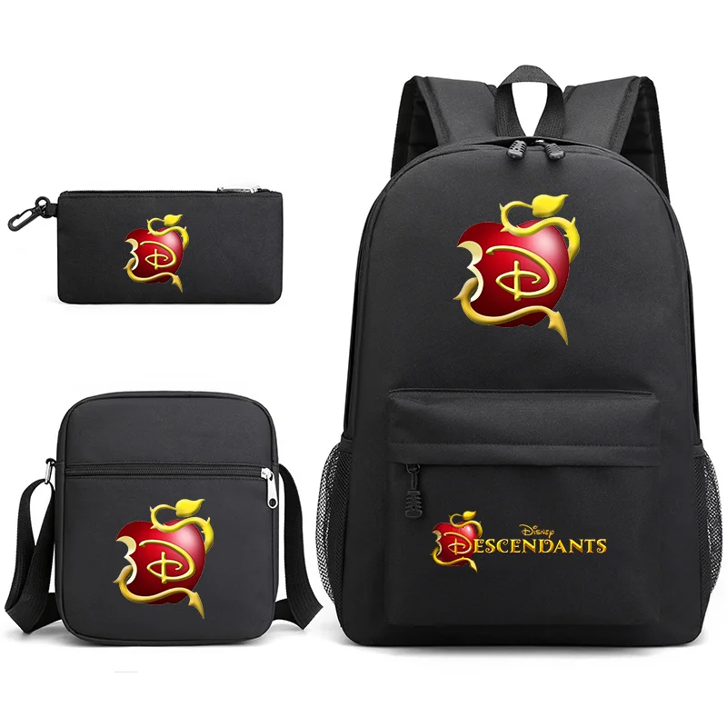 3pcs Disney Descendants Bookbag Kids Backpack Student Boys Girls School bags Shoulder Bag Set Daily Backpacks Mochilas