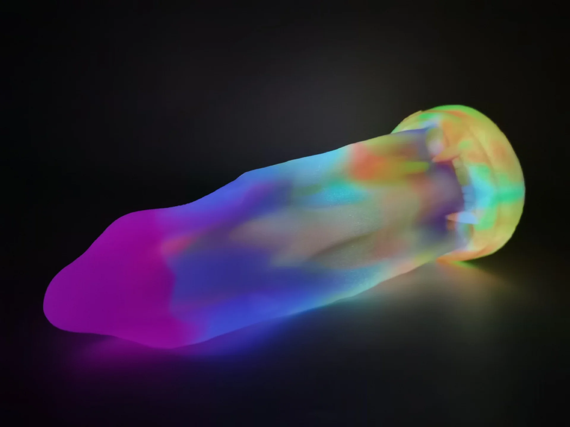 ROUGH BEAST Luminous Dildos for Vac-u-lock Sex Machine Dildo Glow In The Dark Night Color Fluorescent Dildos for Women Anal Toy