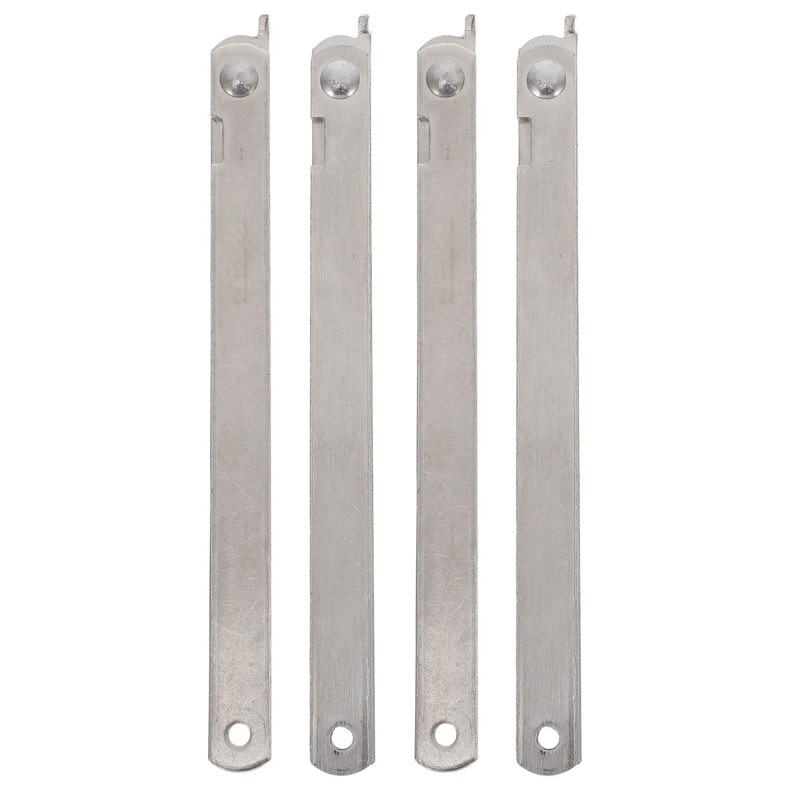 4Pcs Stainless Steel Folding Lid Stay Connector Heavy Duty Table Rod Support Bracket Cabinet Door Drop Down Desk Hinge