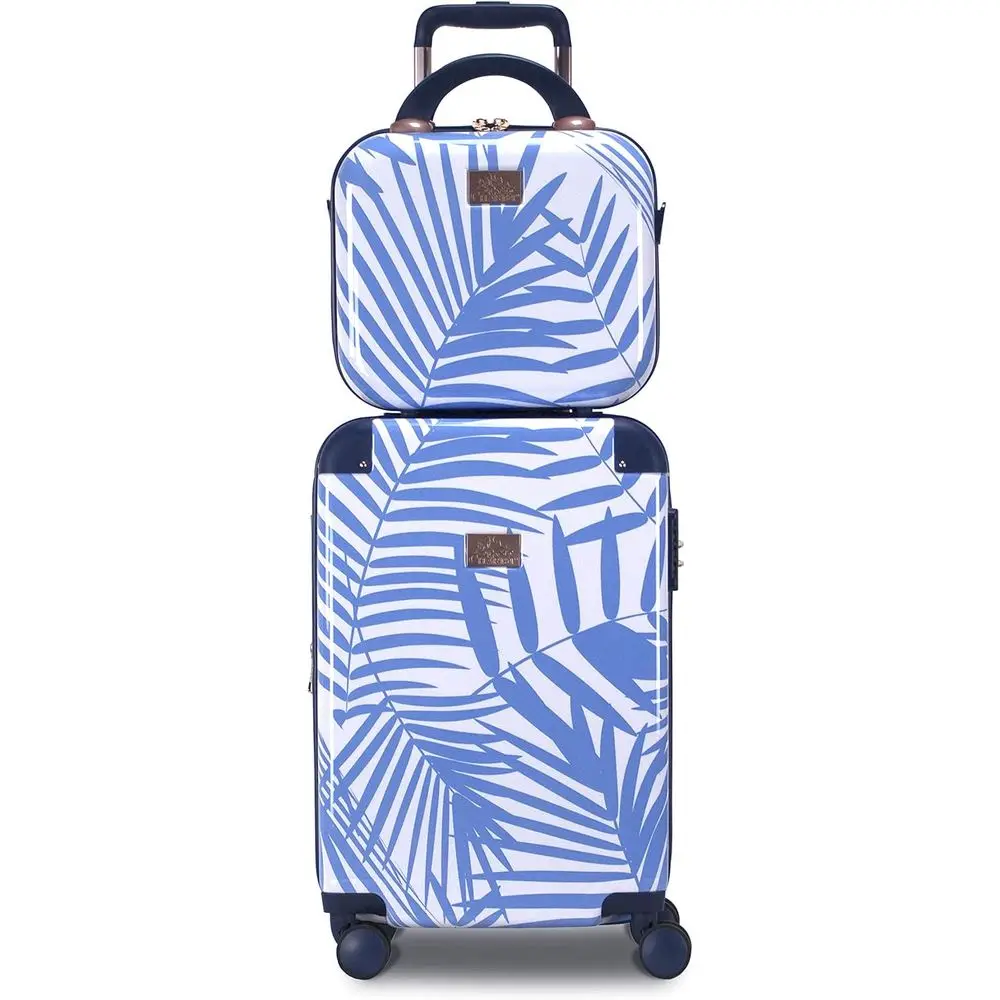 

2-Piece Expandable Hardside Luggage Set with Matching Beauty Case