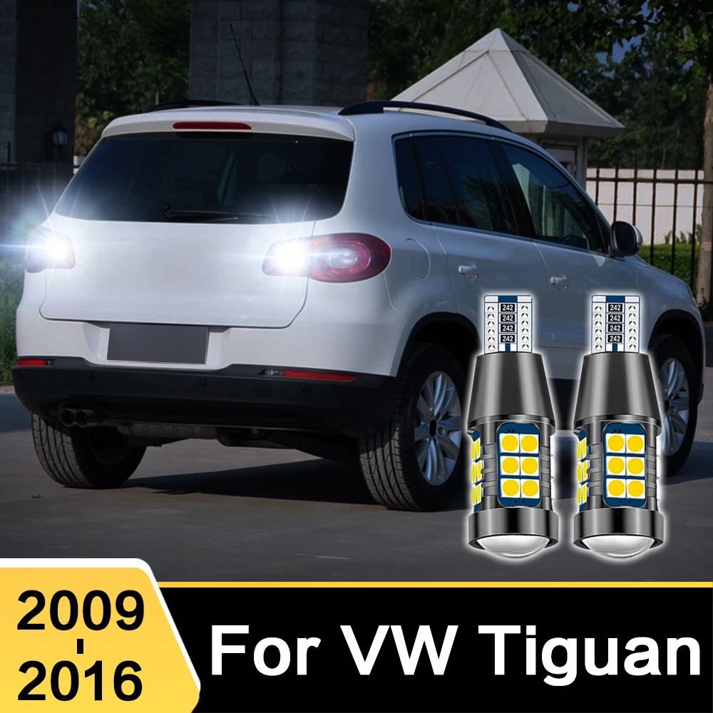 

2X For VW Tiguan MK1 MK2 2009 2010 2011 2012 2013 2014 2015 LED Car Reverse Light T15 W16W Bulbs Backup Back Up Lamp Accessories