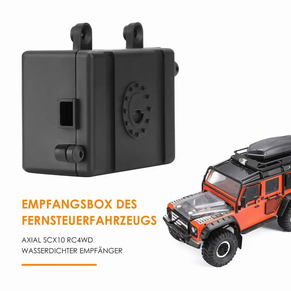 Receiver Box RC Car Radio Box Decoration Tool Plastic ESC For 1/10 RC Rock Crawler Car Axial SCX10 RC4WD D90 D110 D130