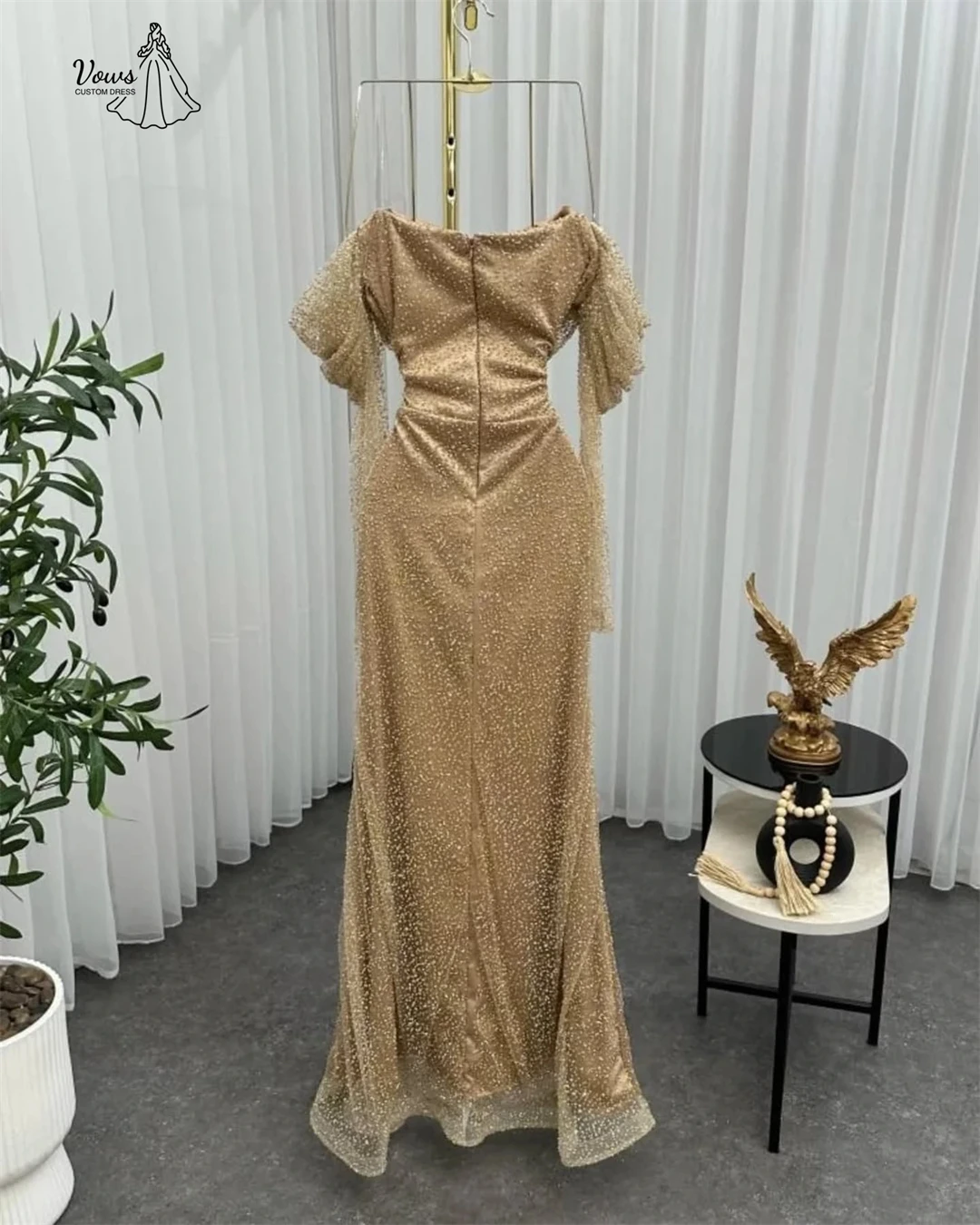 Vows Fishtail Skirt Dresses for Special Events Candle Elegant Evening Party Dresses for Women Custom Made Elegant Dress Luxury