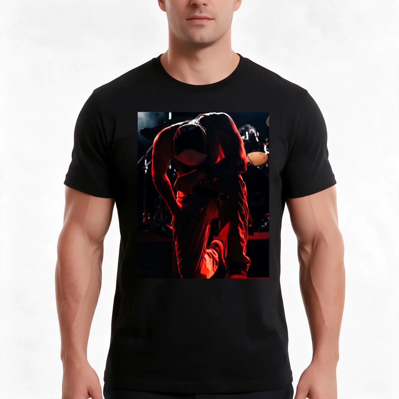 residente T-Shirt, Summer Casual Cotton Tee, Oversized Streetwear Tops, Vintage Graphic Print, Loose Fit Short Sleeve