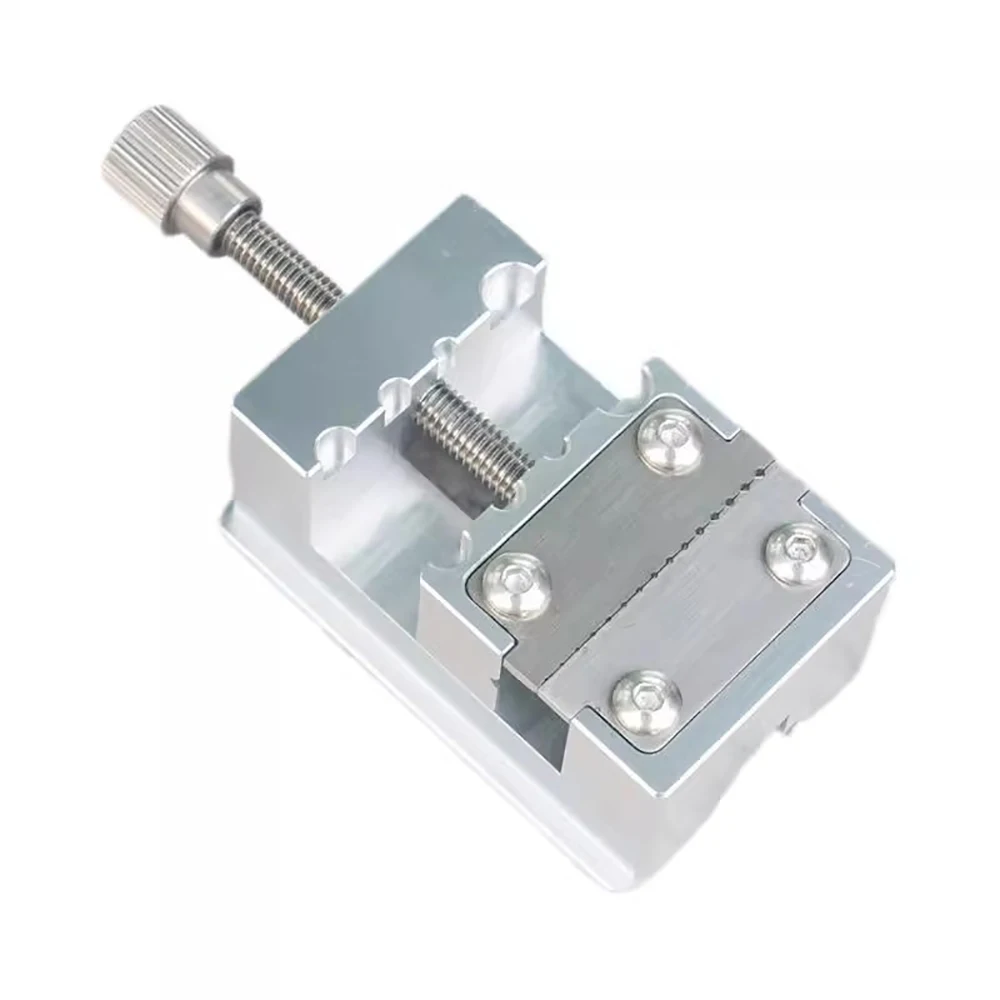 

Aluminum Alloy Pliers Fixture Pointer Tube Clamp Manual Vise Watch Collet Tightening Tool Watch Repair Tool Watch Head Holder