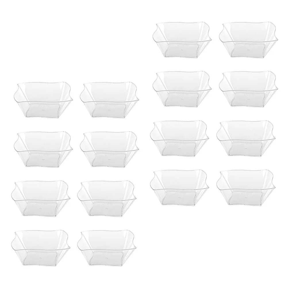 

48pcs Plastic Dessert Cups for Puddings Yogurt Ice Cream Mousse Disposable Party Supplies Snack Cups with Stable Base Home