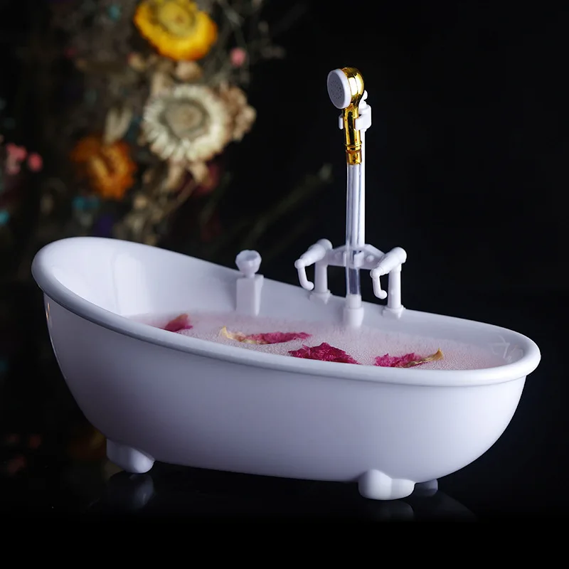 

Funny Creative Bathtub Cocktail Glass Electric Plastic Cyclic Water Spray Cup Milkshake Drinks Bar Nightclub TIKI Wine Tumbler