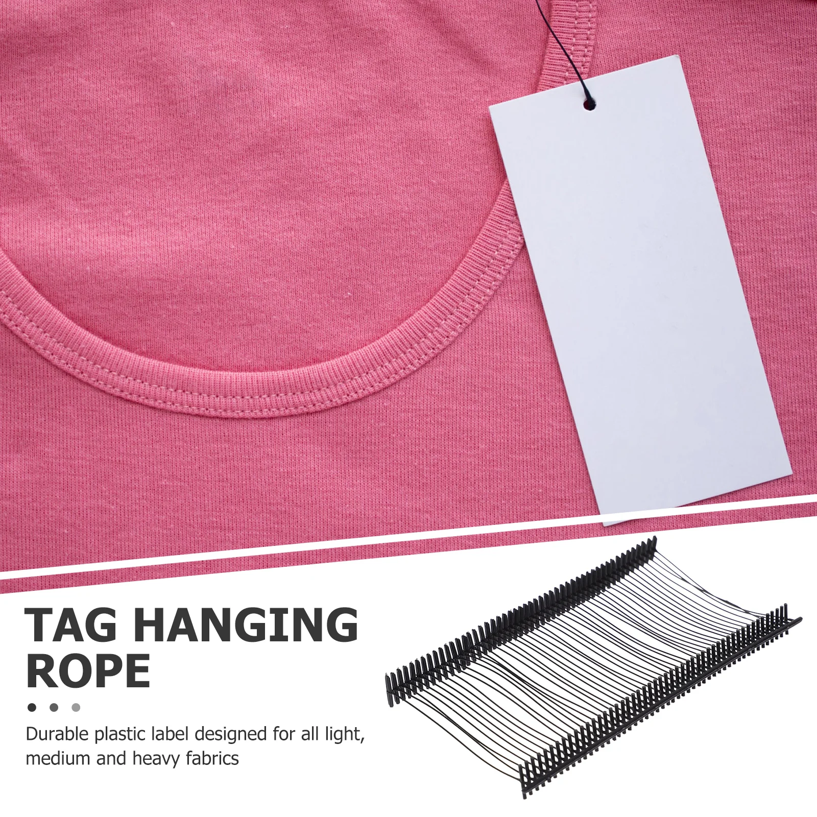 5000pcs Clothing Fastener Plastic Label Hanging Rope Durable For Shooter Accessories Skirt Tag Barb Clothes Tag Ties
